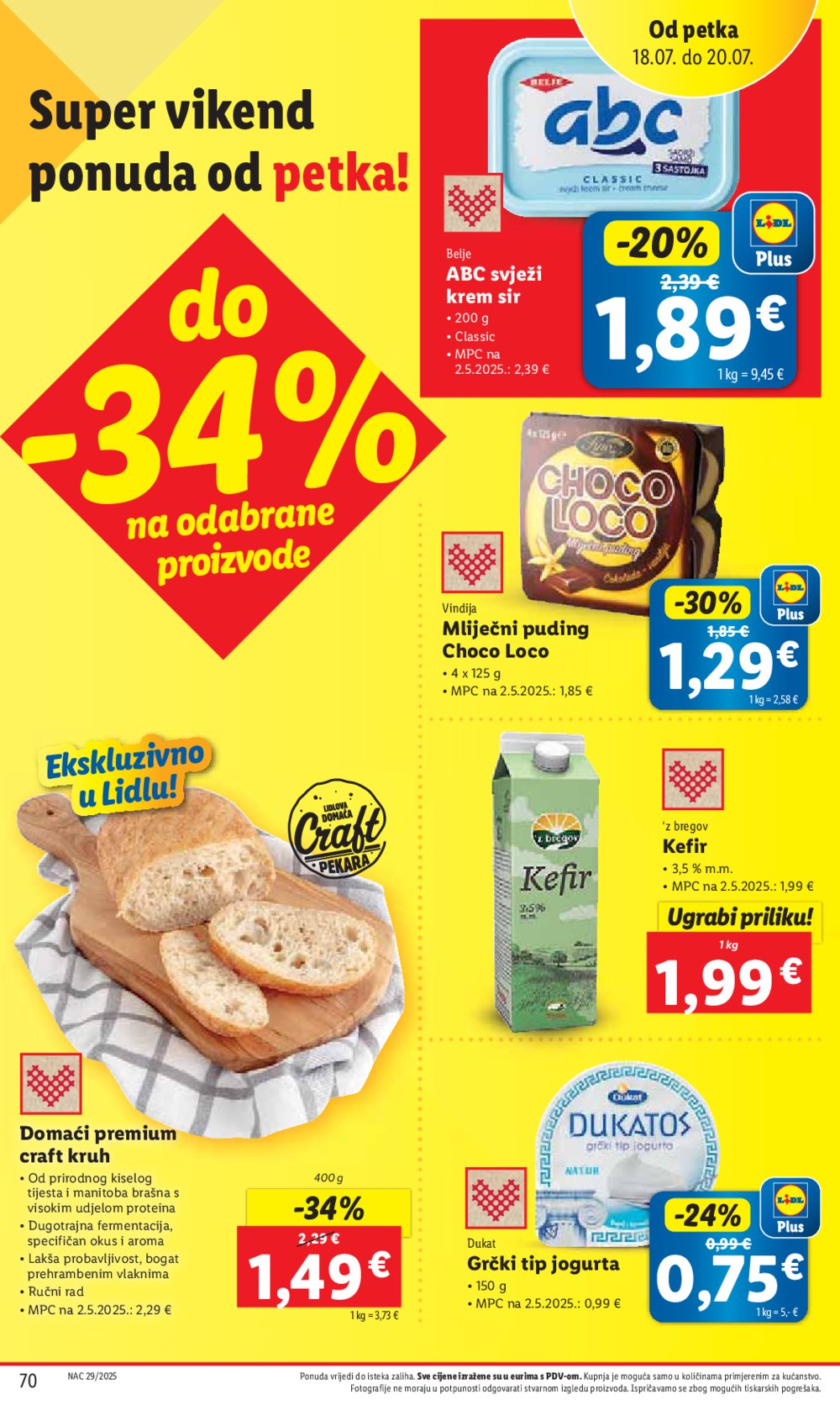 Lidl katalog Super ponuda od ponedjeljka 14.07.-20.07.2025.