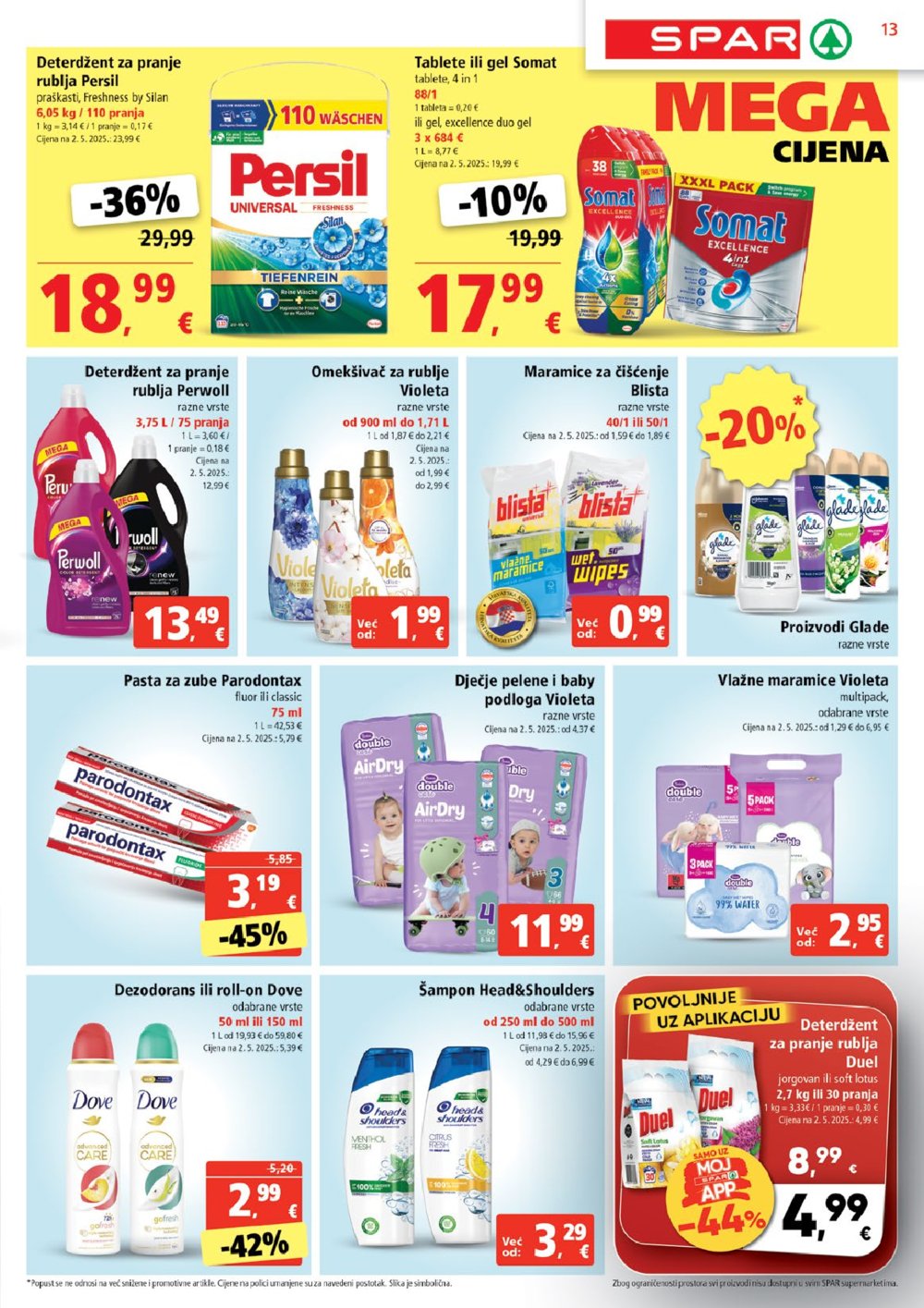 SPAR katalog Akcija 16.07. - 22.07.2025.