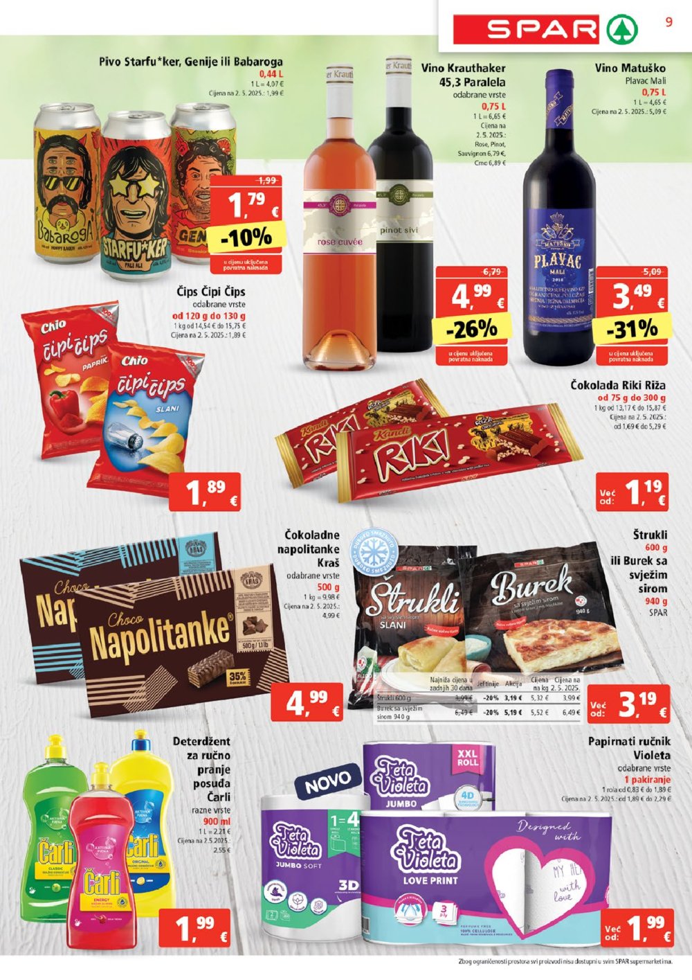 SPAR katalog Akcija 16.07. - 22.07.2025.