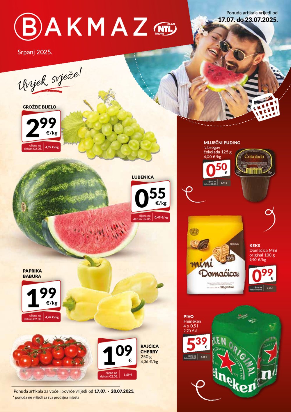 Bakmaz katalog Akcija 17.07.-23.07.2025.