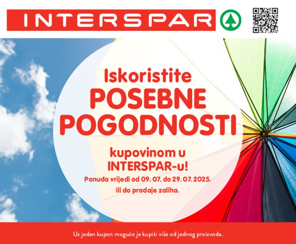 INTERSPAR katalog Akcija 09.07.-29.07.2025.