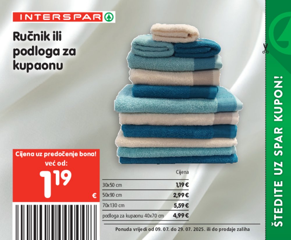 INTERSPAR katalog Akcija 09.07.-29.07.2025.