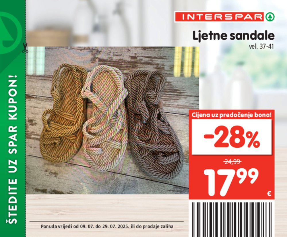 INTERSPAR katalog Akcija 09.07.-29.07.2025.