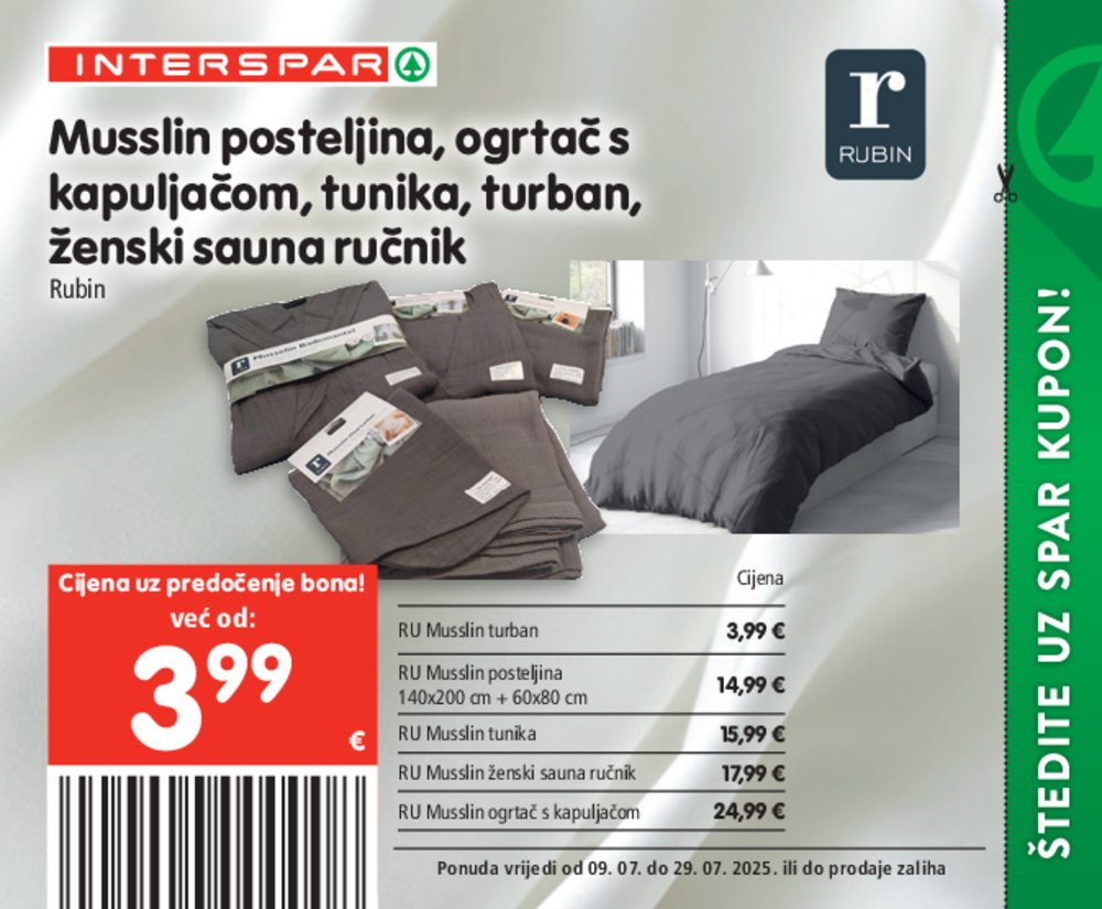 INTERSPAR katalog Akcija 09.07.-29.07.2025.