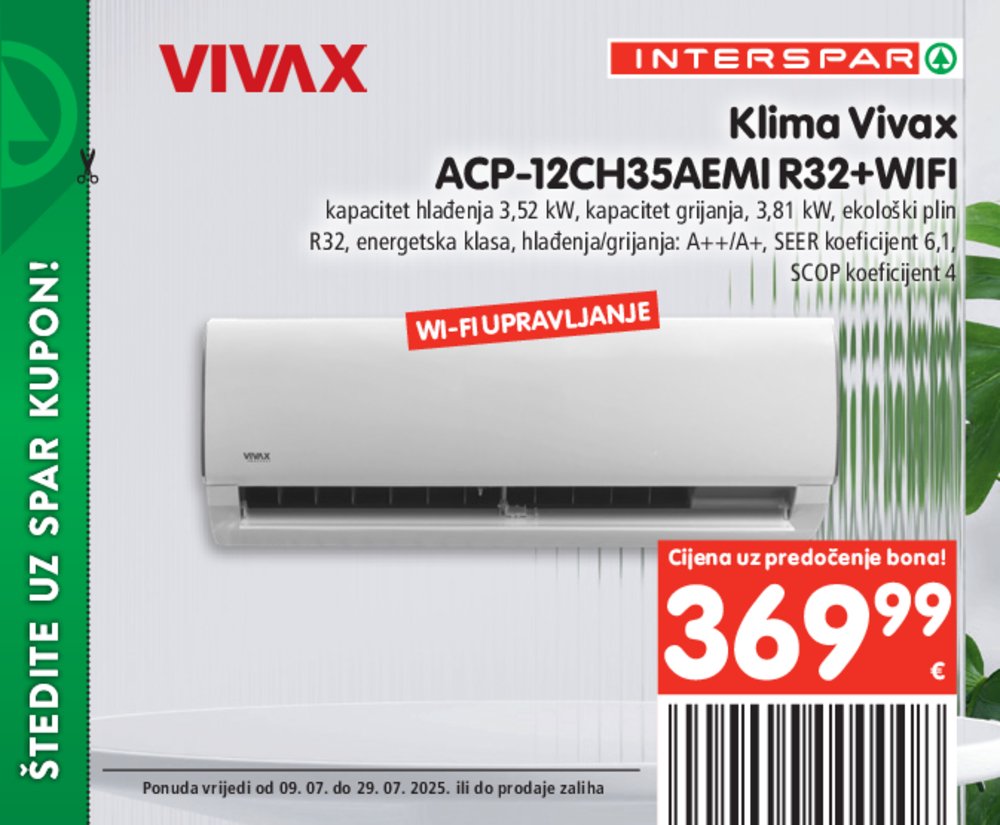 INTERSPAR katalog Akcija 09.07.-29.07.2025.