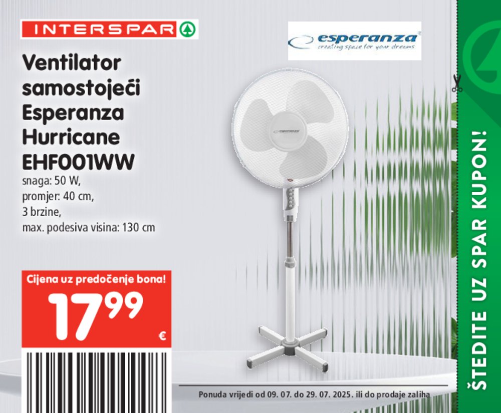 INTERSPAR katalog Akcija 09.07.-29.07.2025.