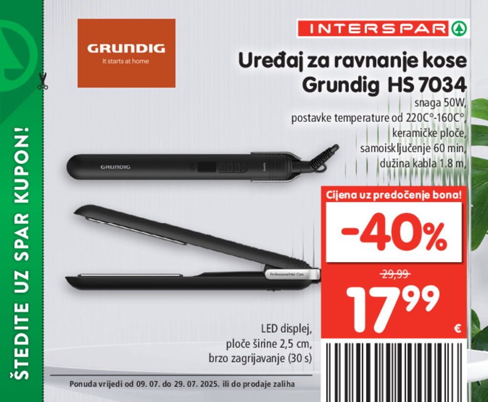 INTERSPAR katalog Akcija 09.07.-29.07.2025.