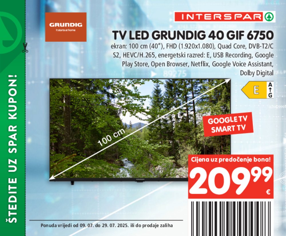 INTERSPAR katalog Akcija 09.07.-29.07.2025.