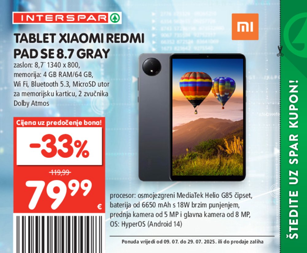 INTERSPAR katalog Akcija 09.07.-29.07.2025.