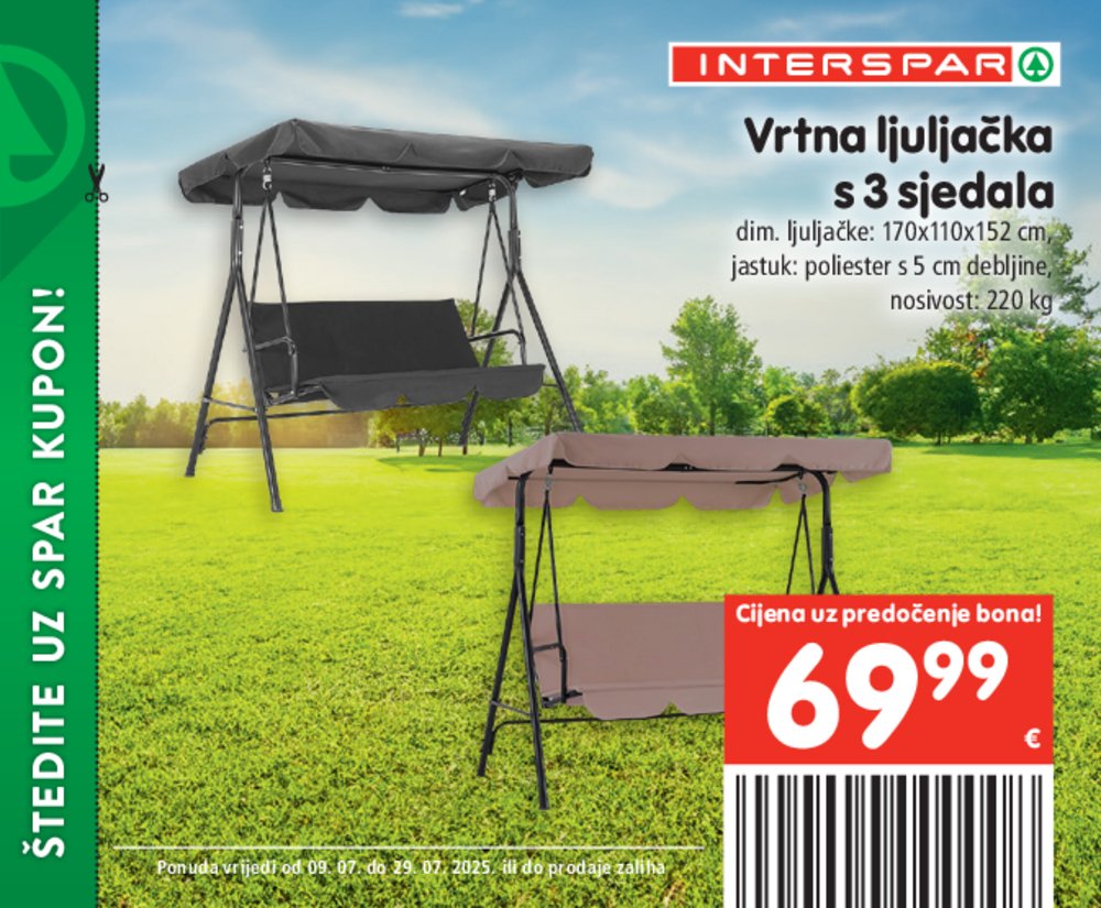INTERSPAR katalog Akcija 09.07.-29.07.2025.