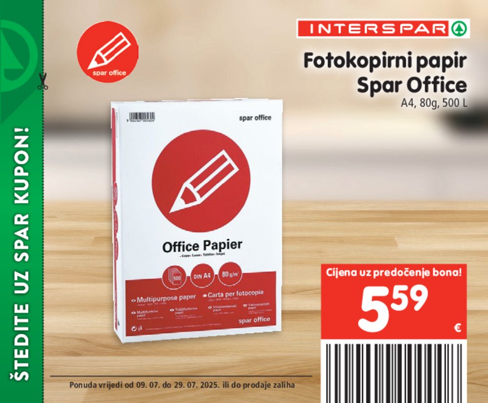 INTERSPAR katalog Akcija 09.07.-29.07.2025.