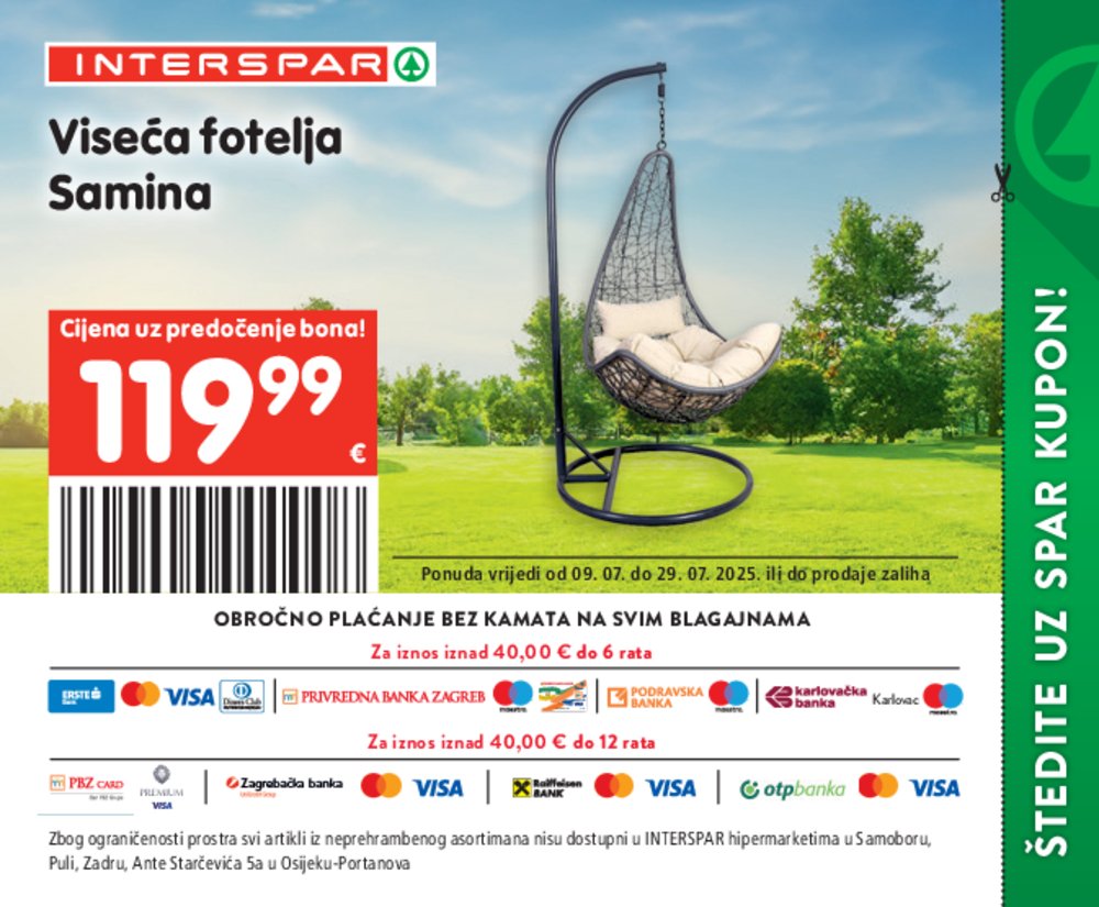 INTERSPAR katalog Akcija 09.07.-29.07.2025.