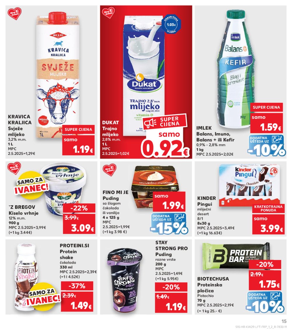 Kaufland katalog Akcija 16.07.-22.07.2025. Ivanec