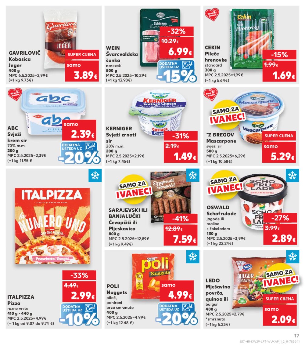 Kaufland katalog Akcija 16.07.-22.07.2025. Ivanec