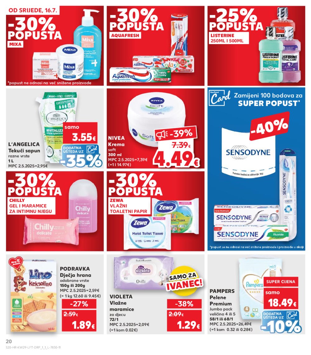 Kaufland katalog Akcija 16.07.-22.07.2025. Ivanec
