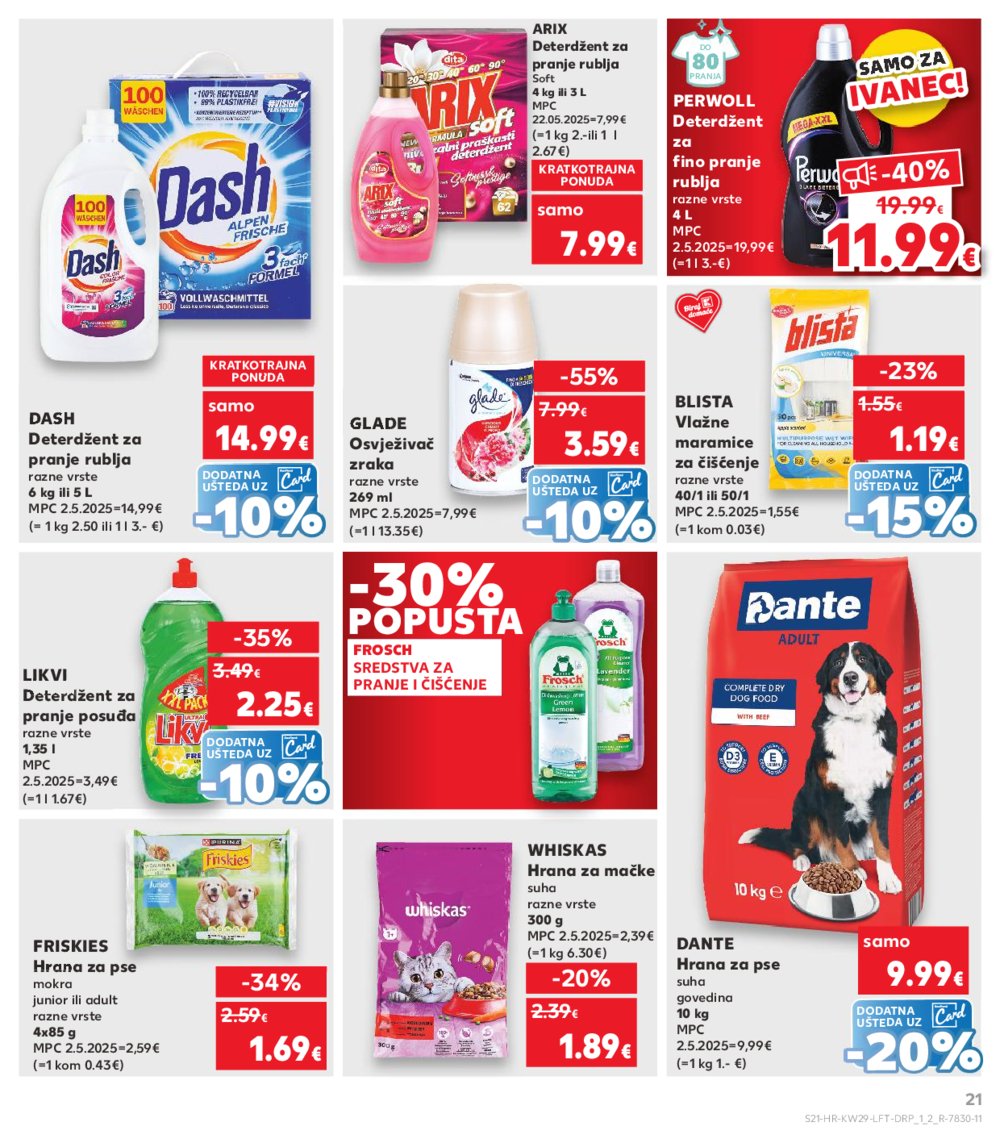 Kaufland katalog Akcija 16.07.-22.07.2025. Ivanec