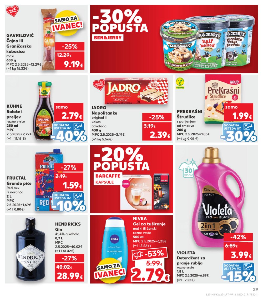 Kaufland katalog Akcija 16.07.-22.07.2025. Ivanec