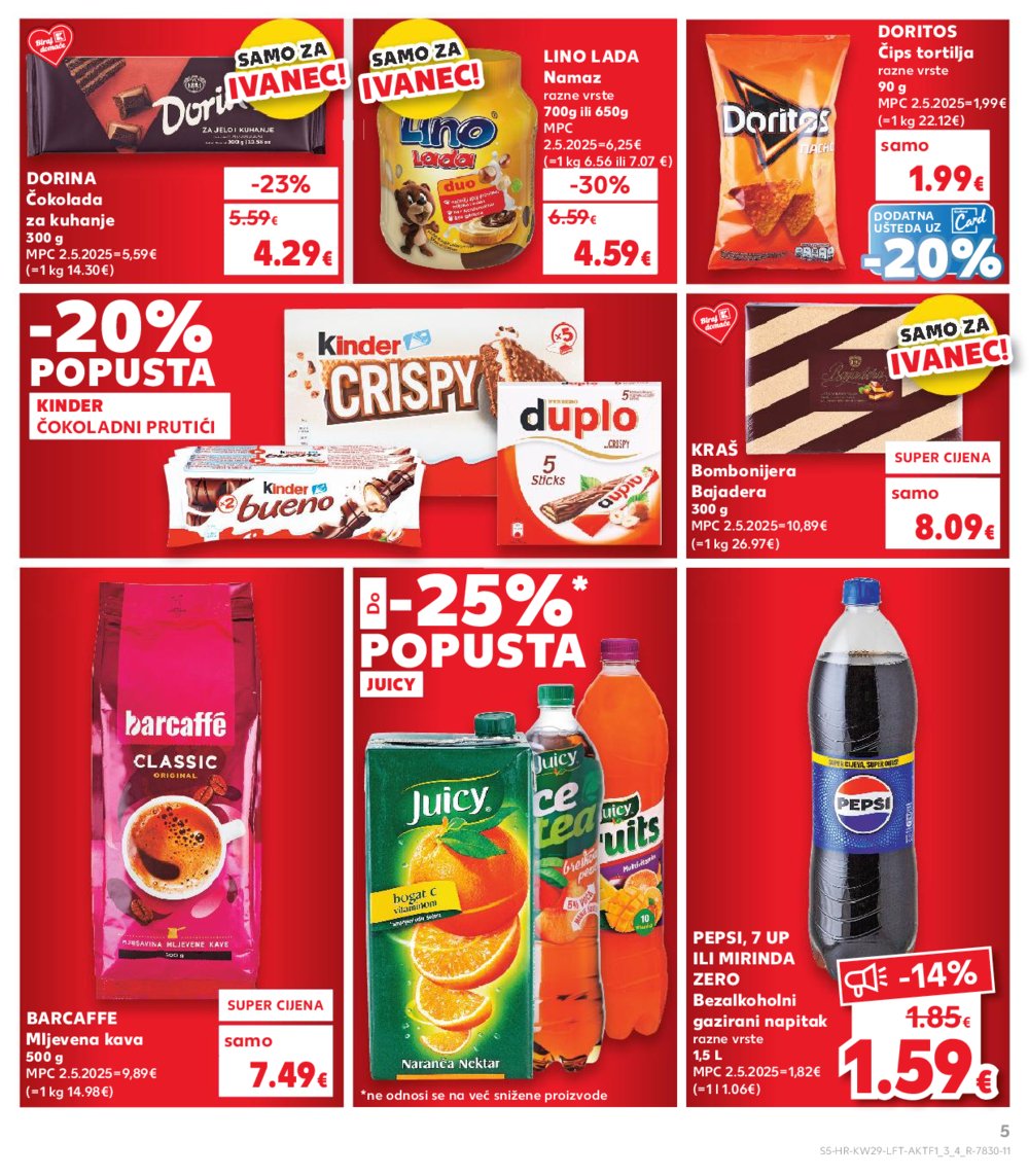 Kaufland katalog Akcija 16.07.-22.07.2025. Ivanec