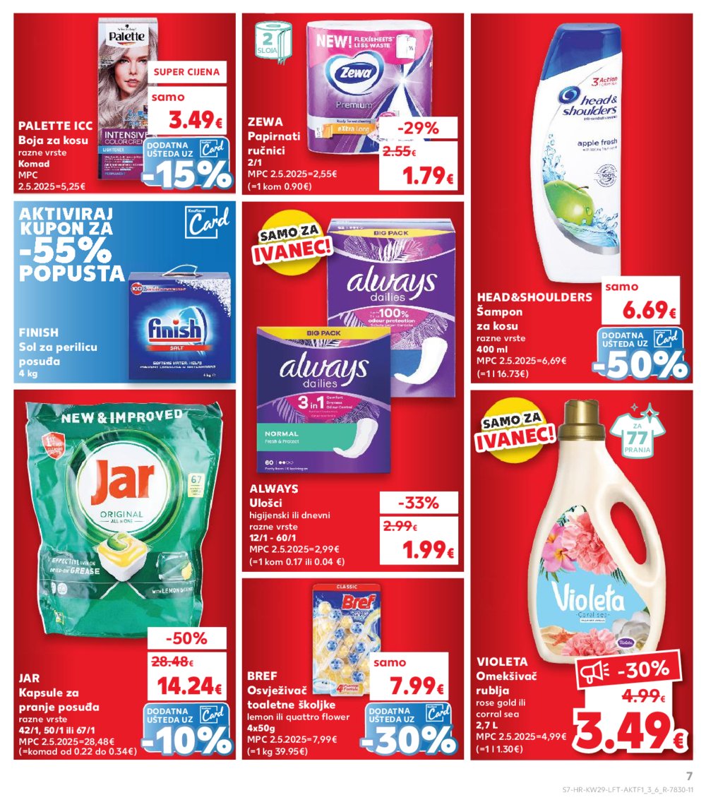Kaufland katalog Akcija 16.07.-22.07.2025. Ivanec