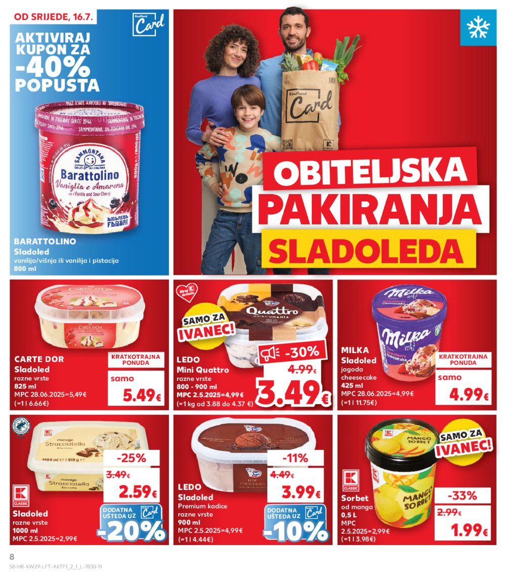 Kaufland katalog Akcija 16.07.-22.07.2025. Ivanec