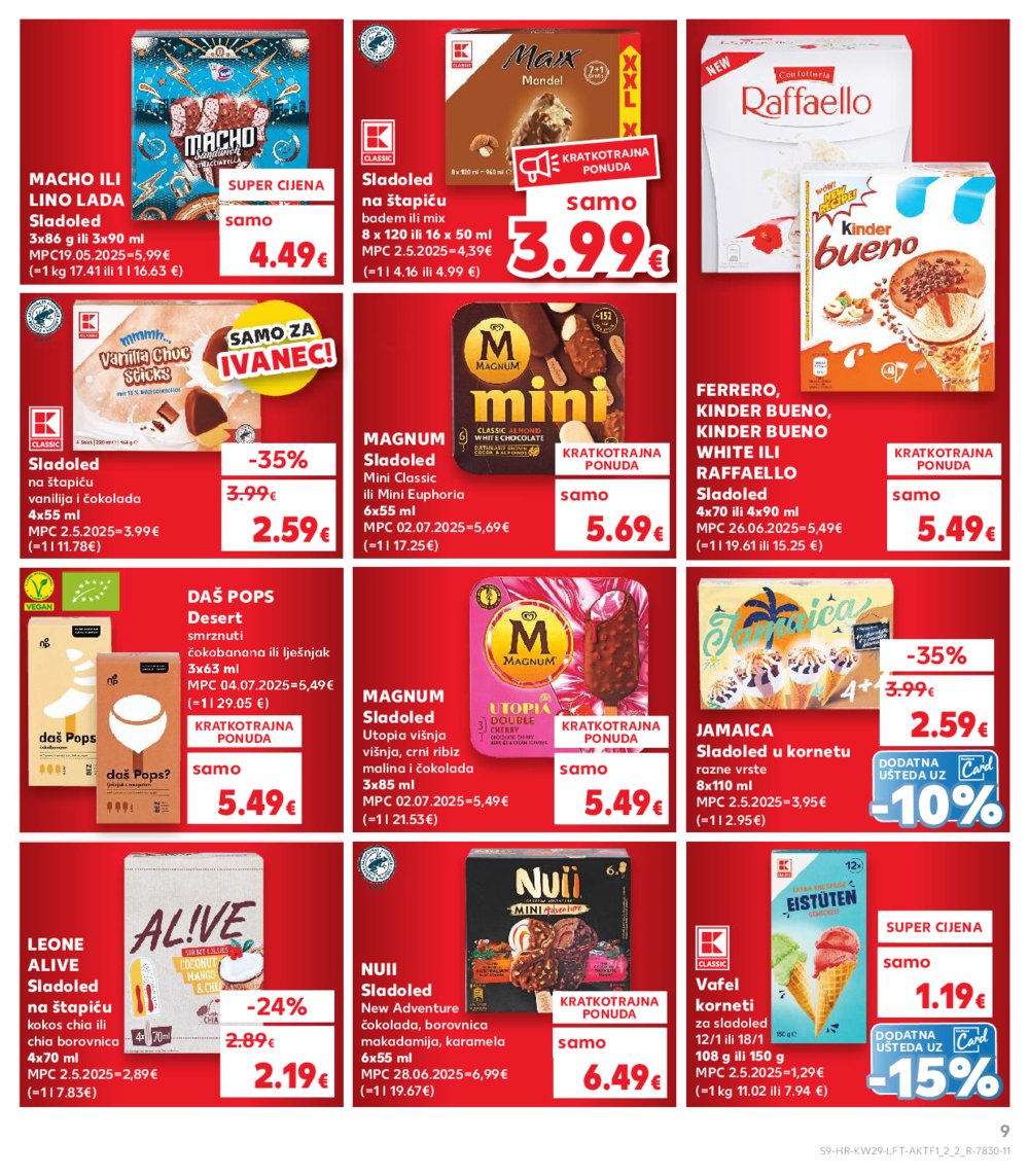 Kaufland katalog Akcija 16.07.-22.07.2025. Ivanec