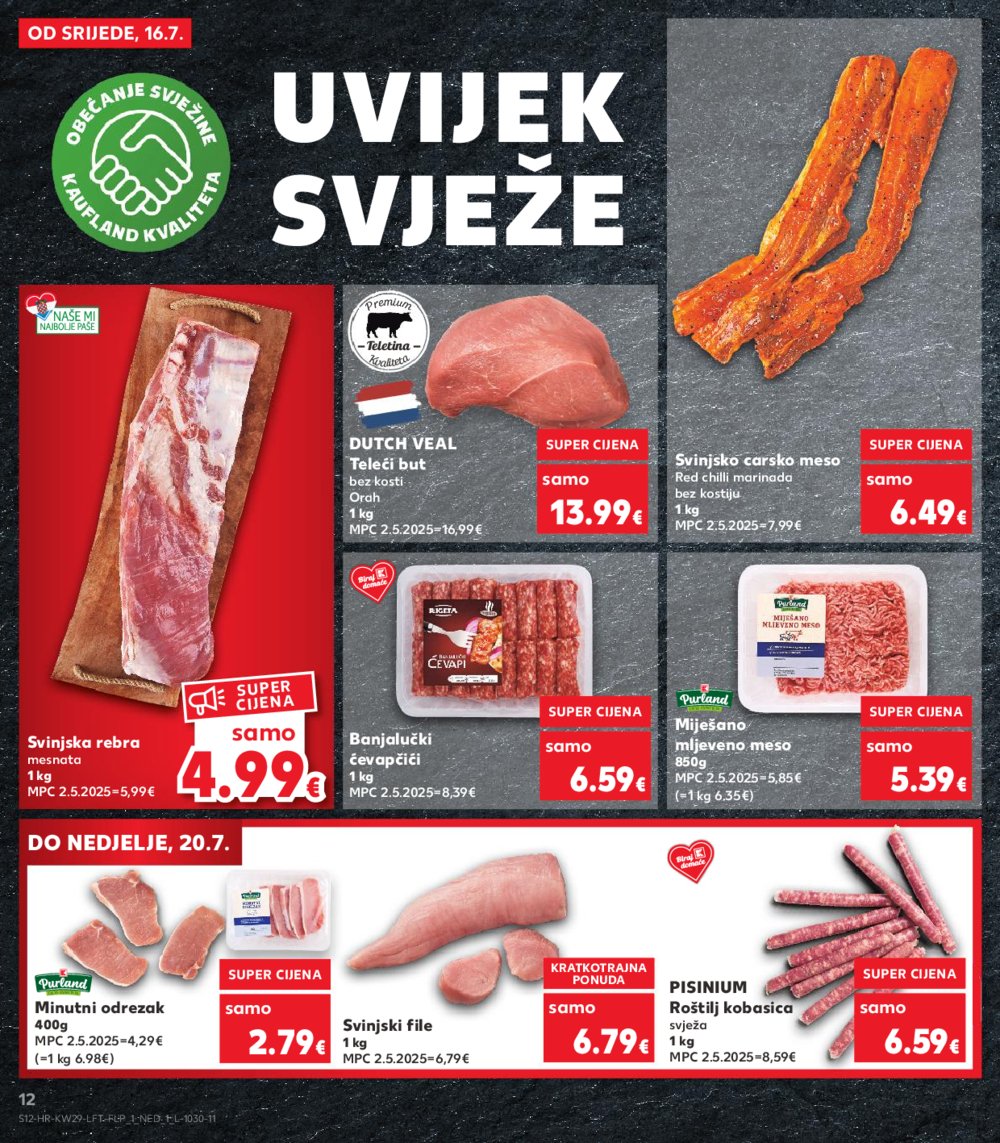Kaufland katalog Akcija 16.07.-22.07.2025. Odabrane poslovnice