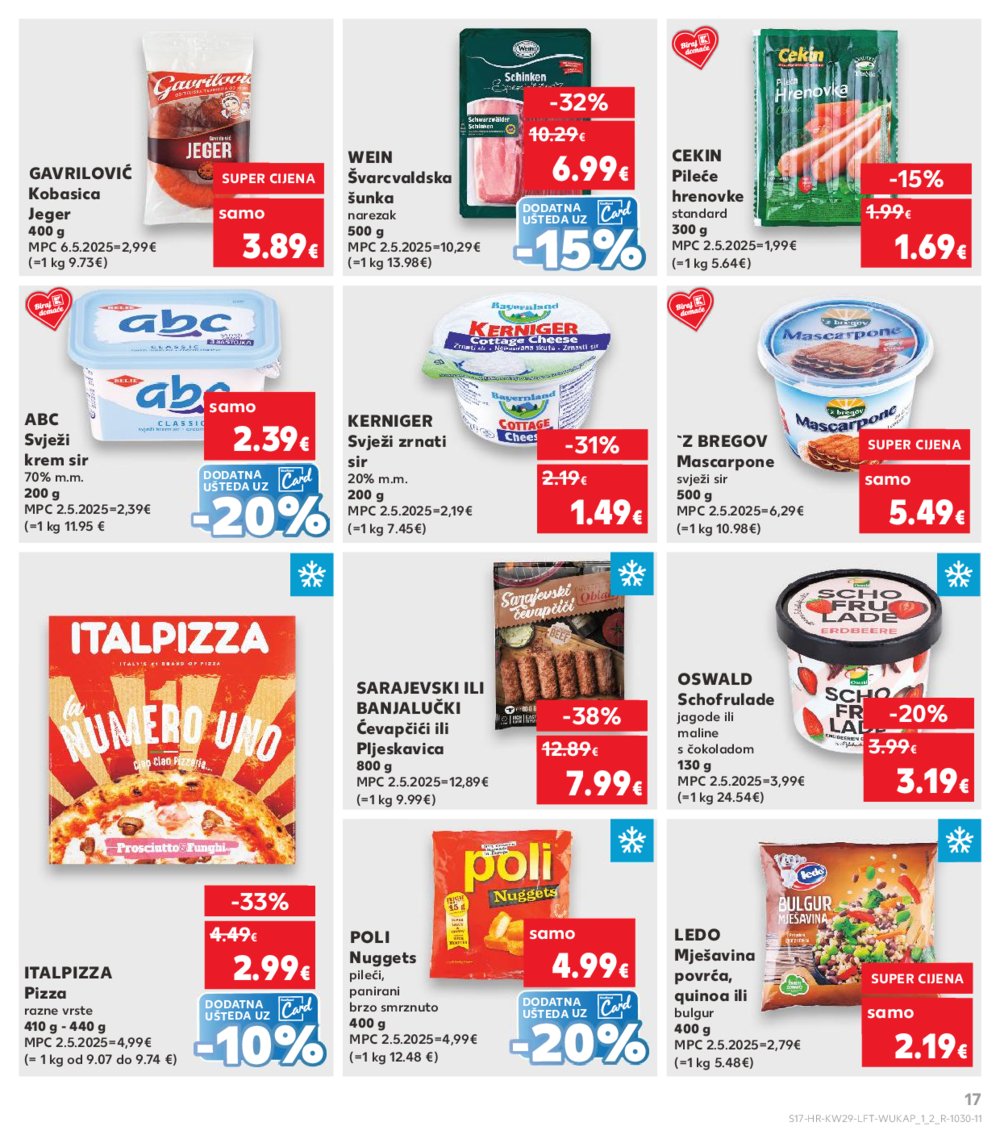 Kaufland katalog Akcija 16.07.-22.07.2025. Odabrane poslovnice