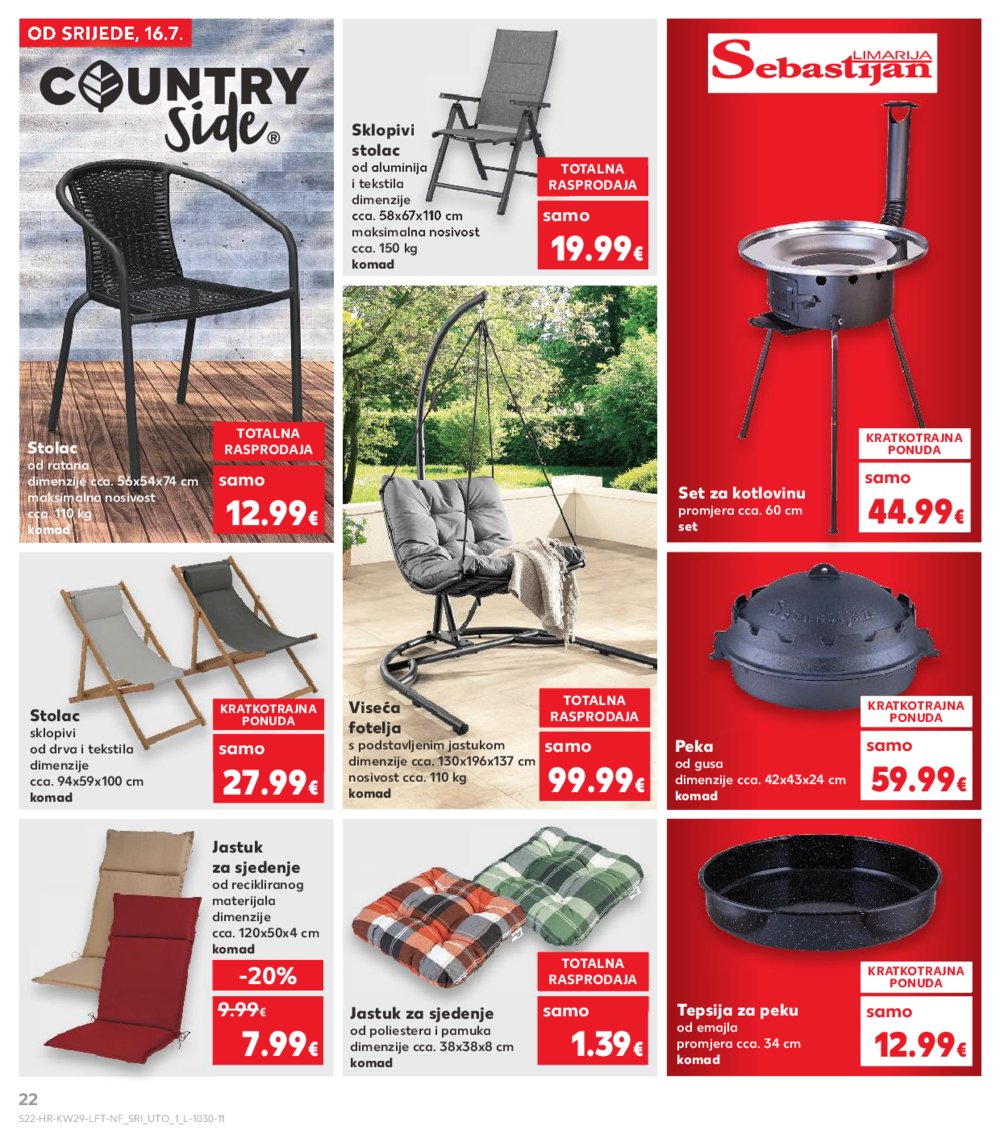 Kaufland katalog Akcija 16.07.-22.07.2025. Odabrane poslovnice