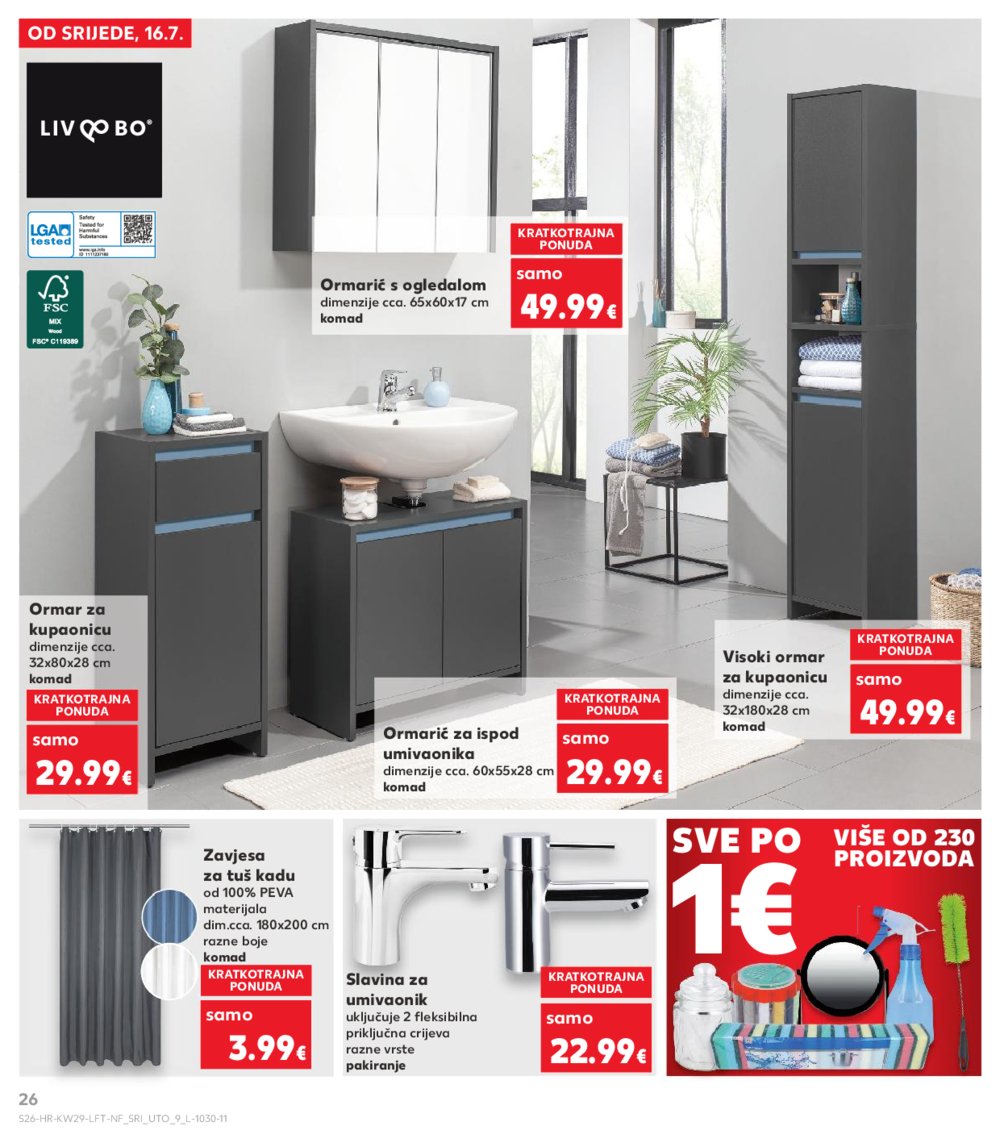 Kaufland katalog Akcija 16.07.-22.07.2025. Odabrane poslovnice
