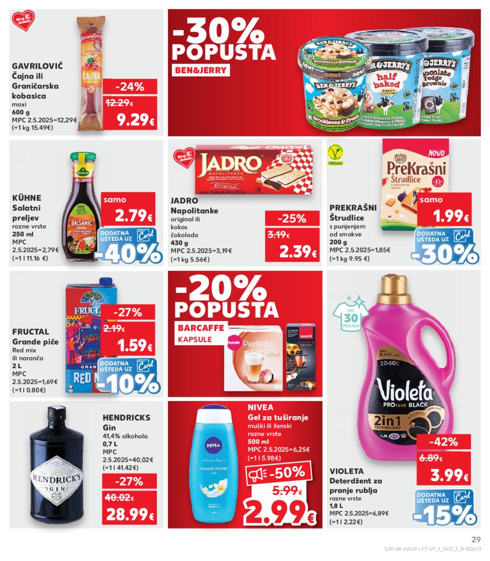 Kaufland katalog Akcija 16.07.-22.07.2025. Odabrane poslovnice