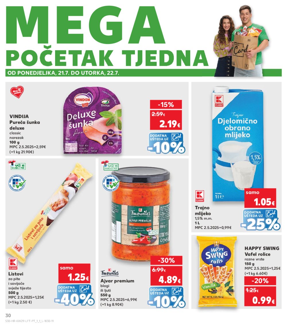 Kaufland katalog Akcija 16.07.-22.07.2025. Odabrane poslovnice