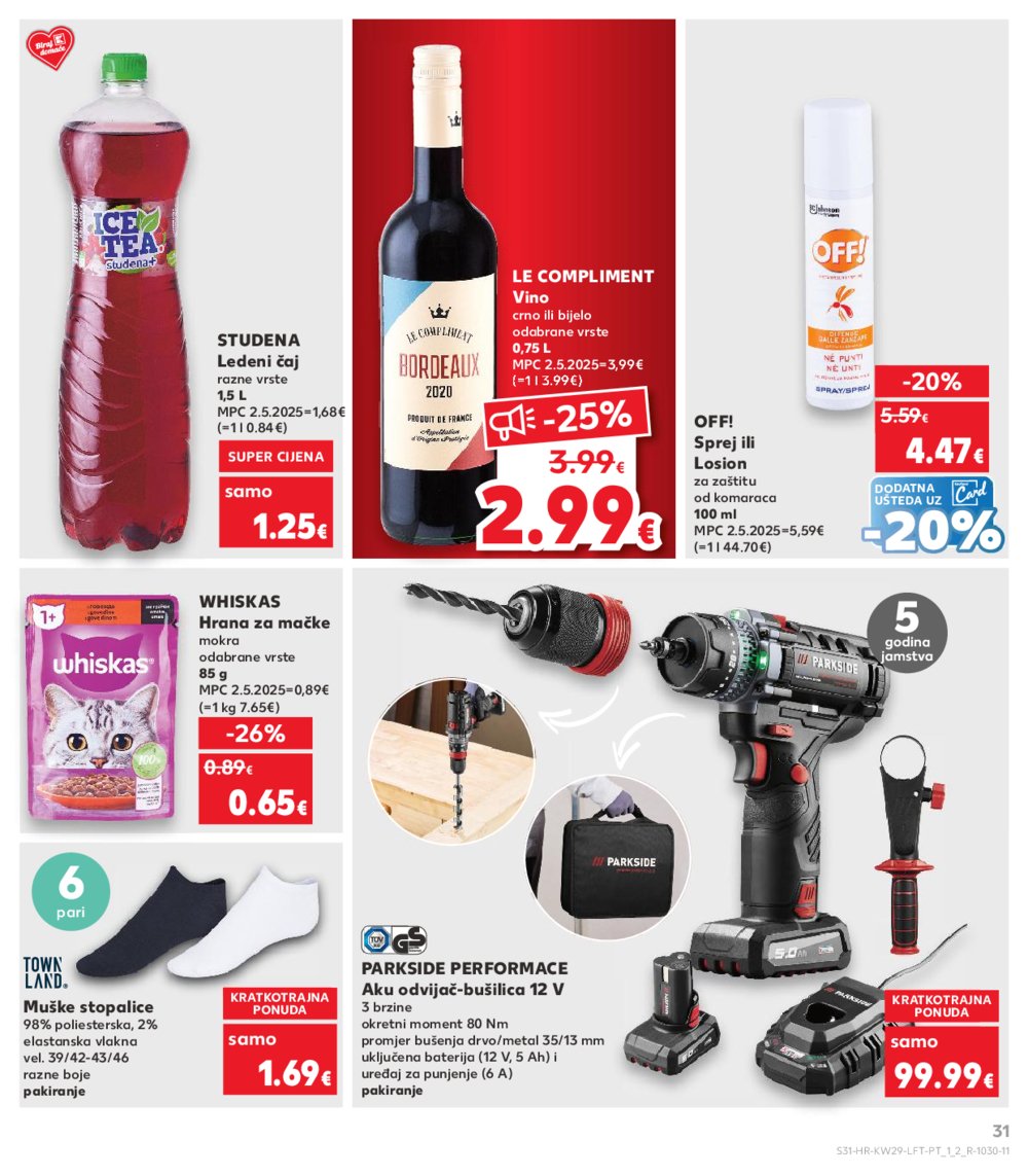 Kaufland katalog Akcija 16.07.-22.07.2025. Odabrane poslovnice
