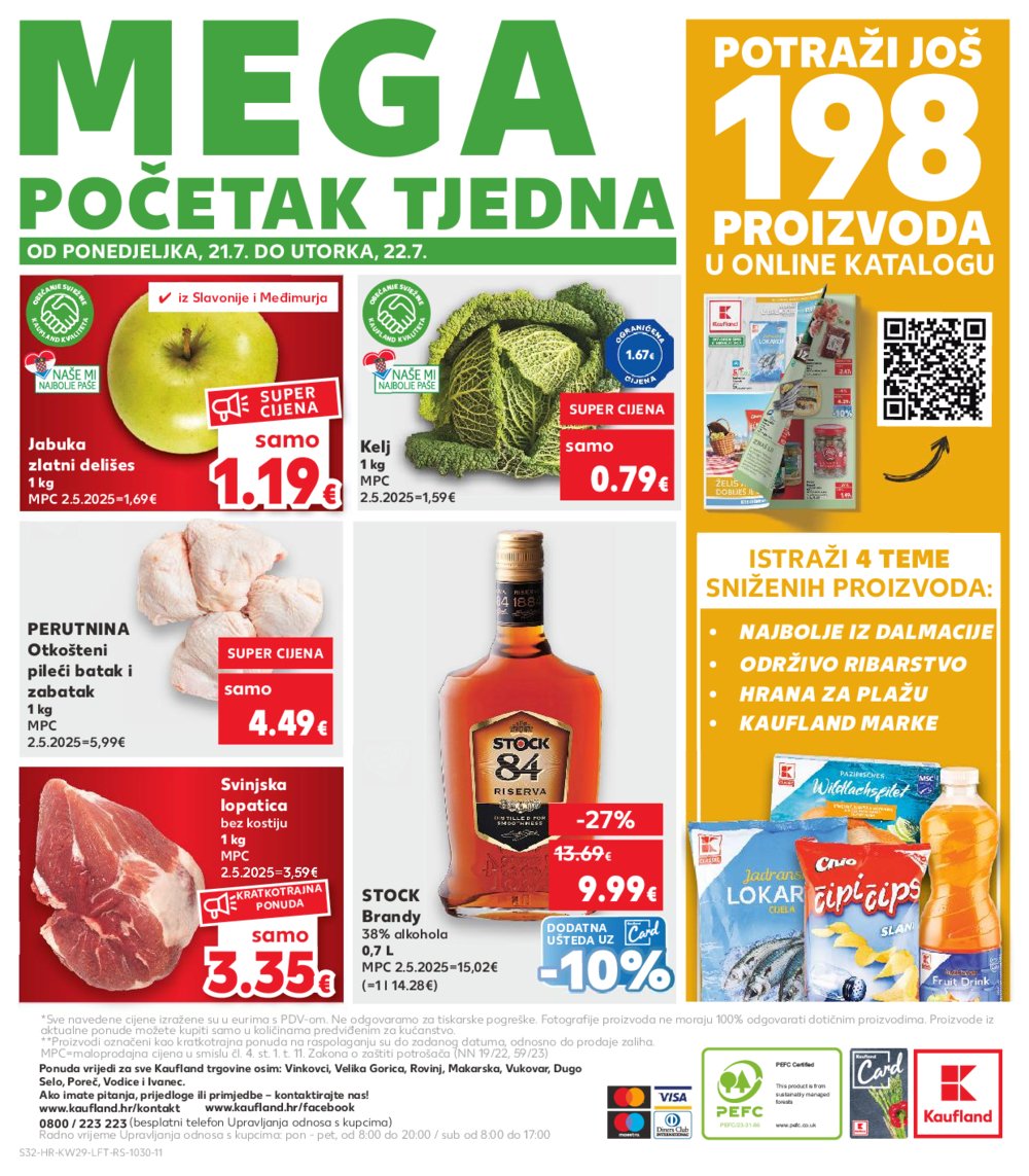 Kaufland katalog Akcija 16.07.-22.07.2025. Odabrane poslovnice