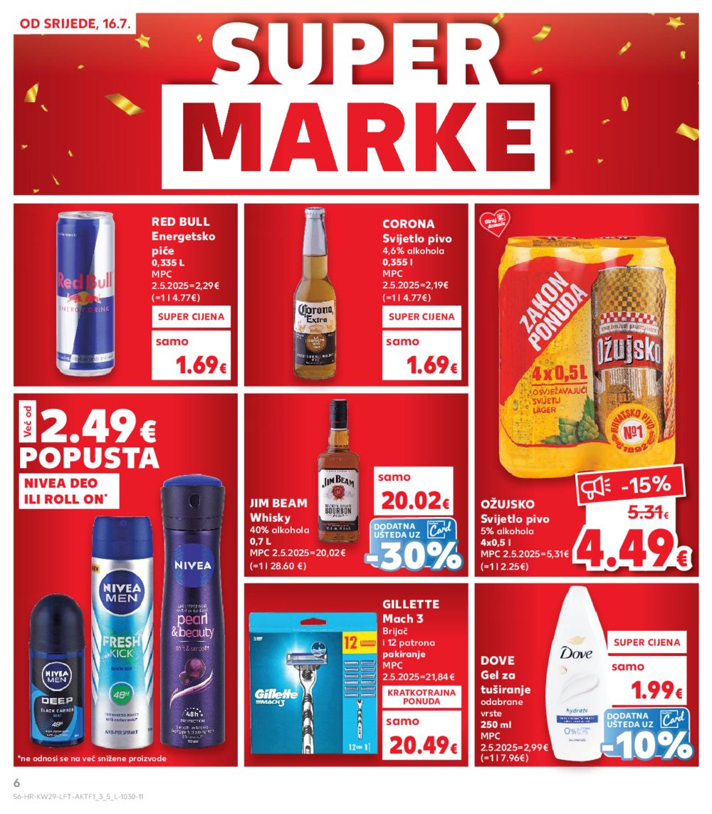 Kaufland katalog Akcija 16.07.-22.07.2025. Odabrane poslovnice