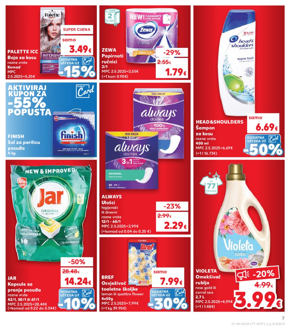 Kaufland katalog Akcija 16.07.-22.07.2025. Odabrane poslovnice