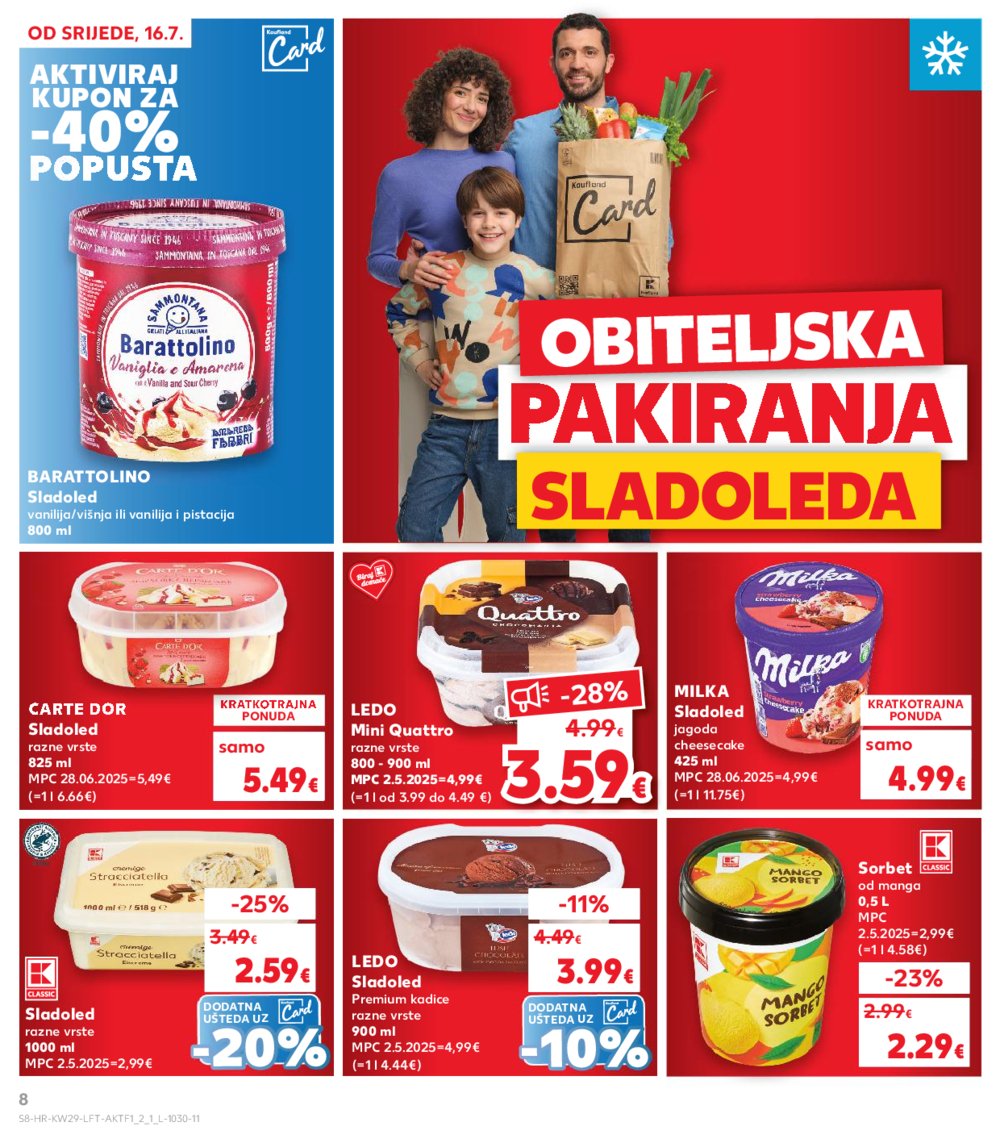 Kaufland katalog Akcija 16.07.-22.07.2025. Odabrane poslovnice