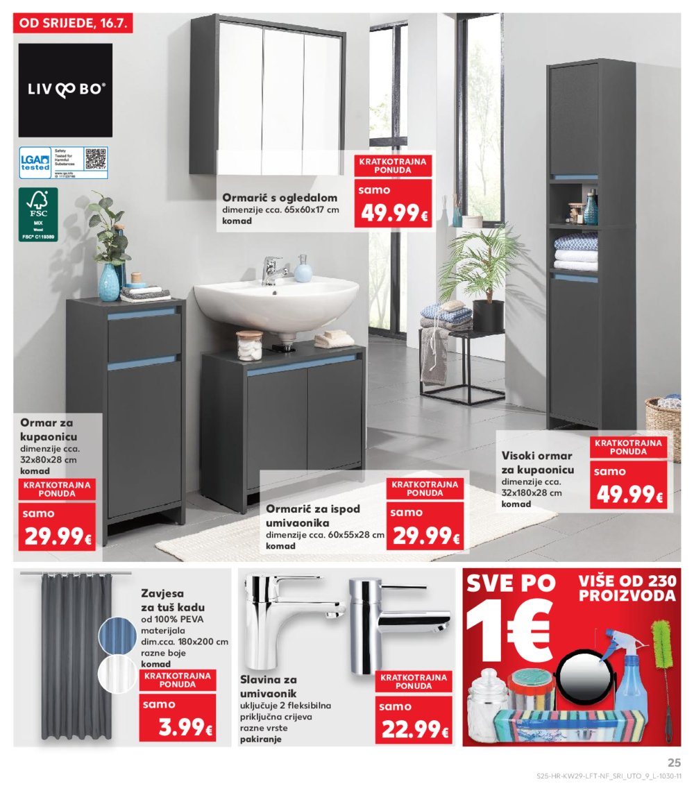 Kaufland katalog Akcija 16.07.-22.07.2025. VG, Po, Ro, Vo, Vu, DS, Ma