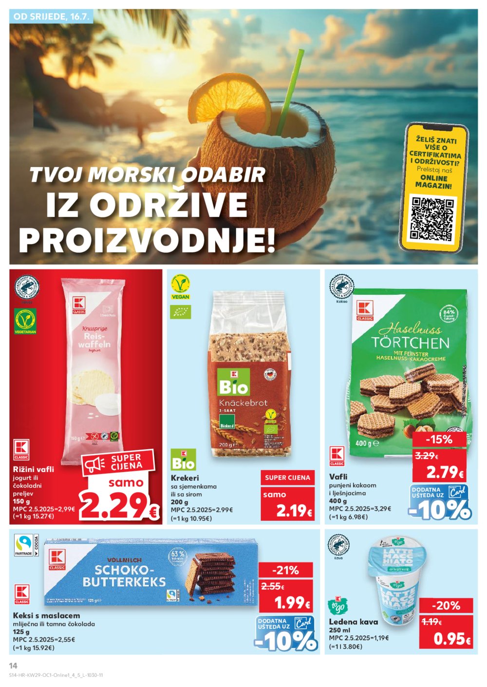 Kaufland katalog Kaufland marke 16.07.-22.07. Odabrane poslovnice