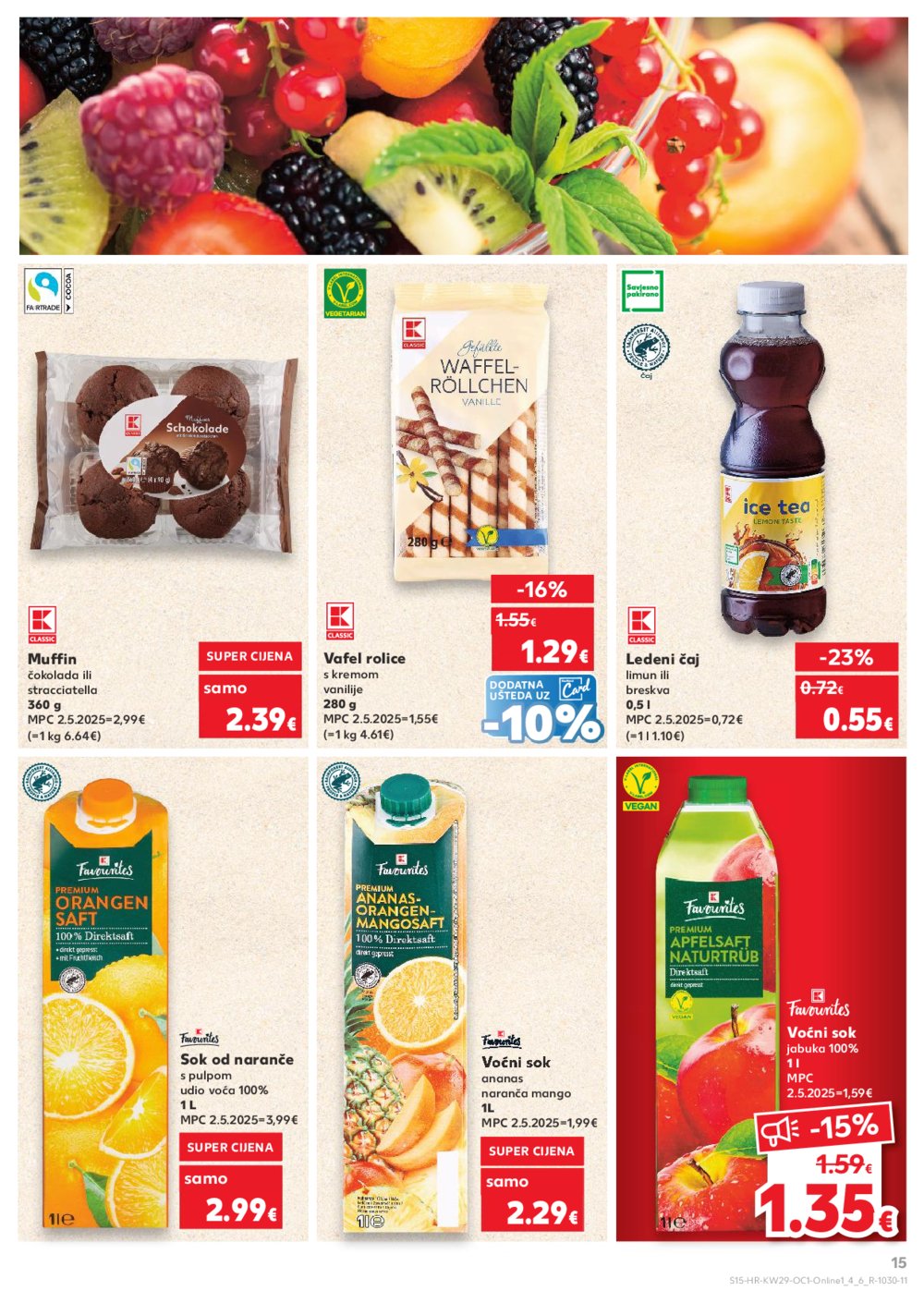 Kaufland katalog Kaufland marke 16.07.-22.07. Odabrane poslovnice