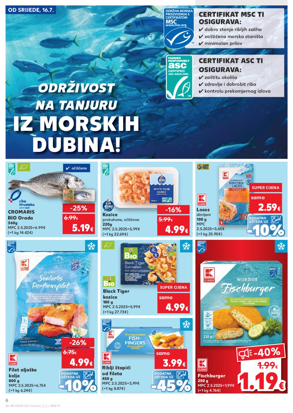 Kaufland katalog Kaufland marke 16.07.-22.07. Odabrane poslovnice