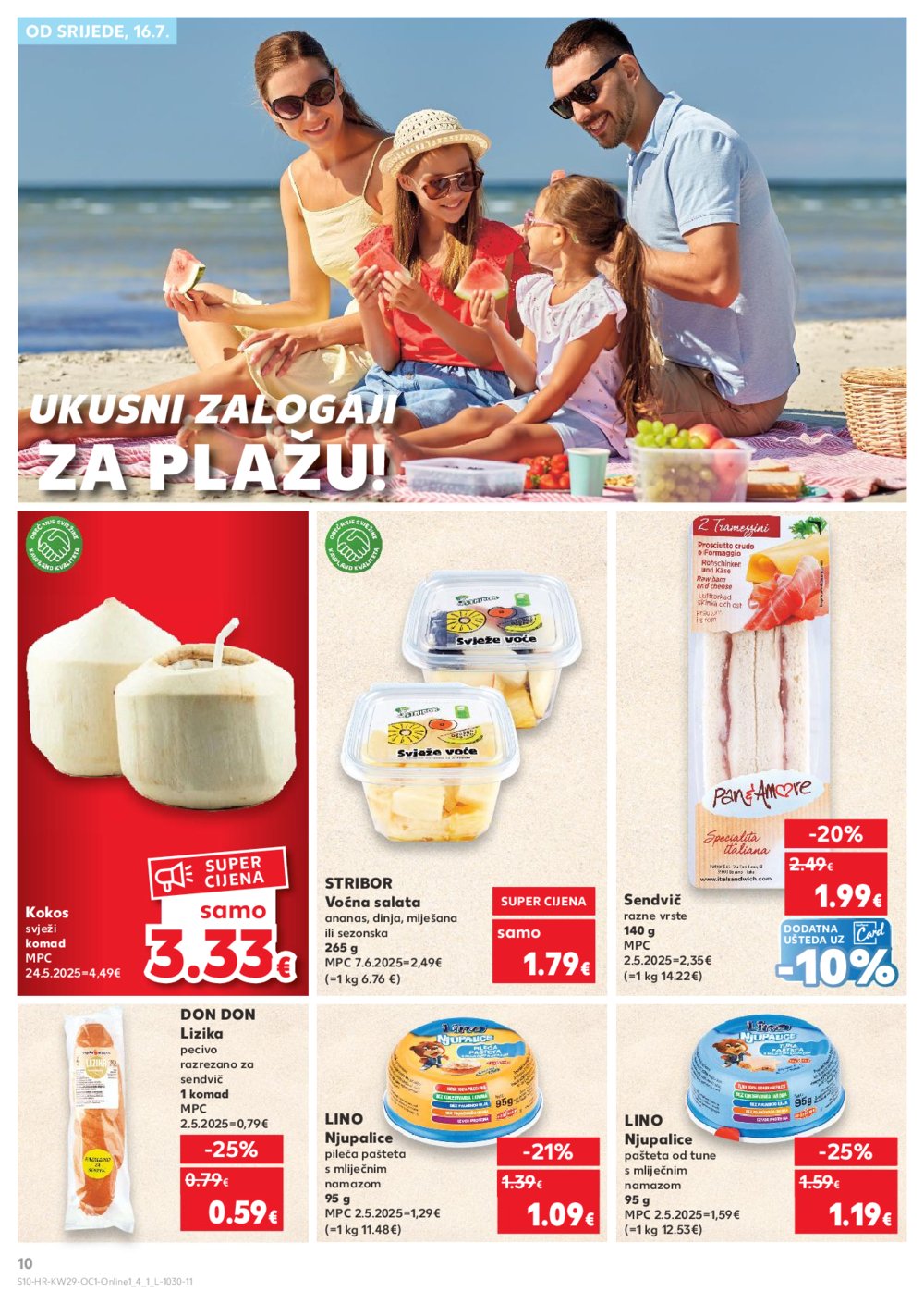 Kaufland katalog Kaufland marke 16.07.-22.07. Odabrane poslovnice