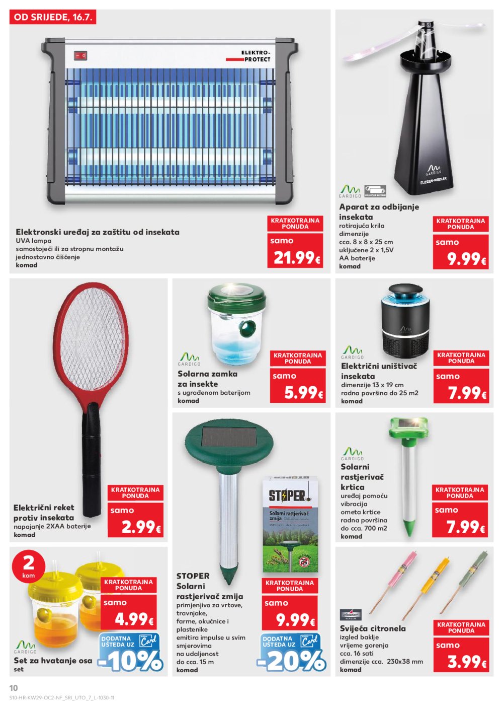 Kaufland katalog Neprehrambenih proizvoda 16.07.-22.07.2025. Odabrane poslovnice