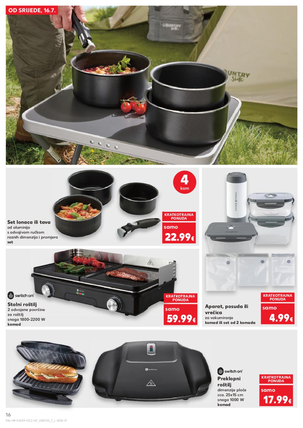Kaufland katalog Neprehrambenih proizvoda 16.07.-22.07.2025. Odabrane poslovnice