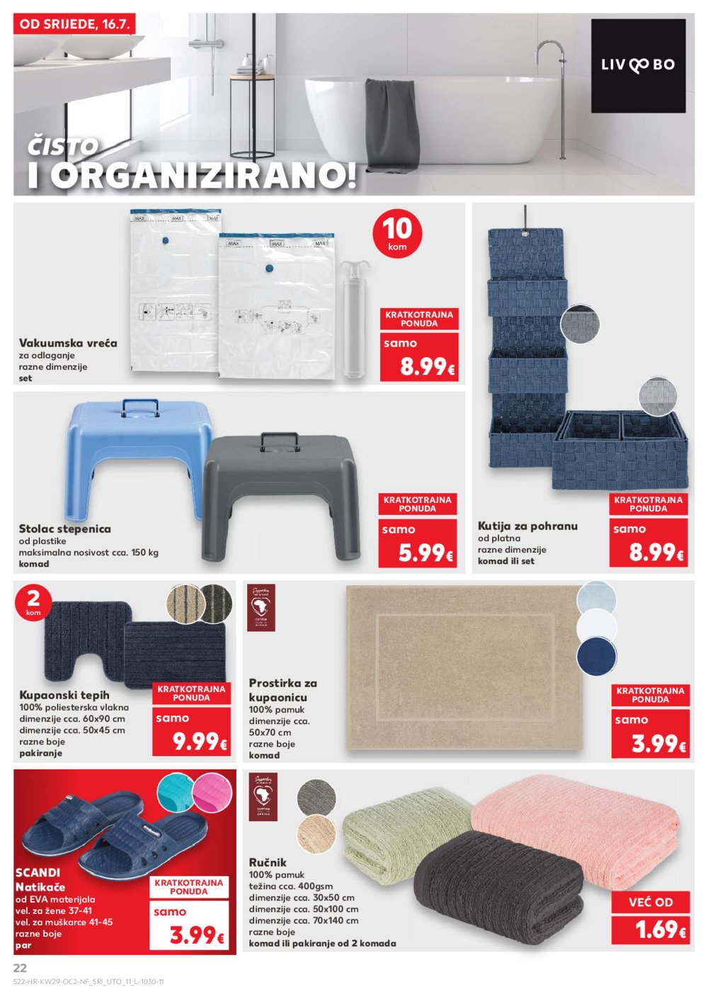Kaufland katalog Neprehrambenih proizvoda 16.07.-22.07.2025. Odabrane poslovnice