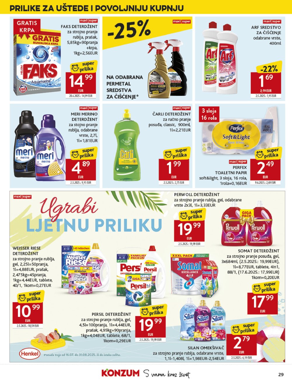 Konzum katalog Akcija 16.07.-22.07.2025.