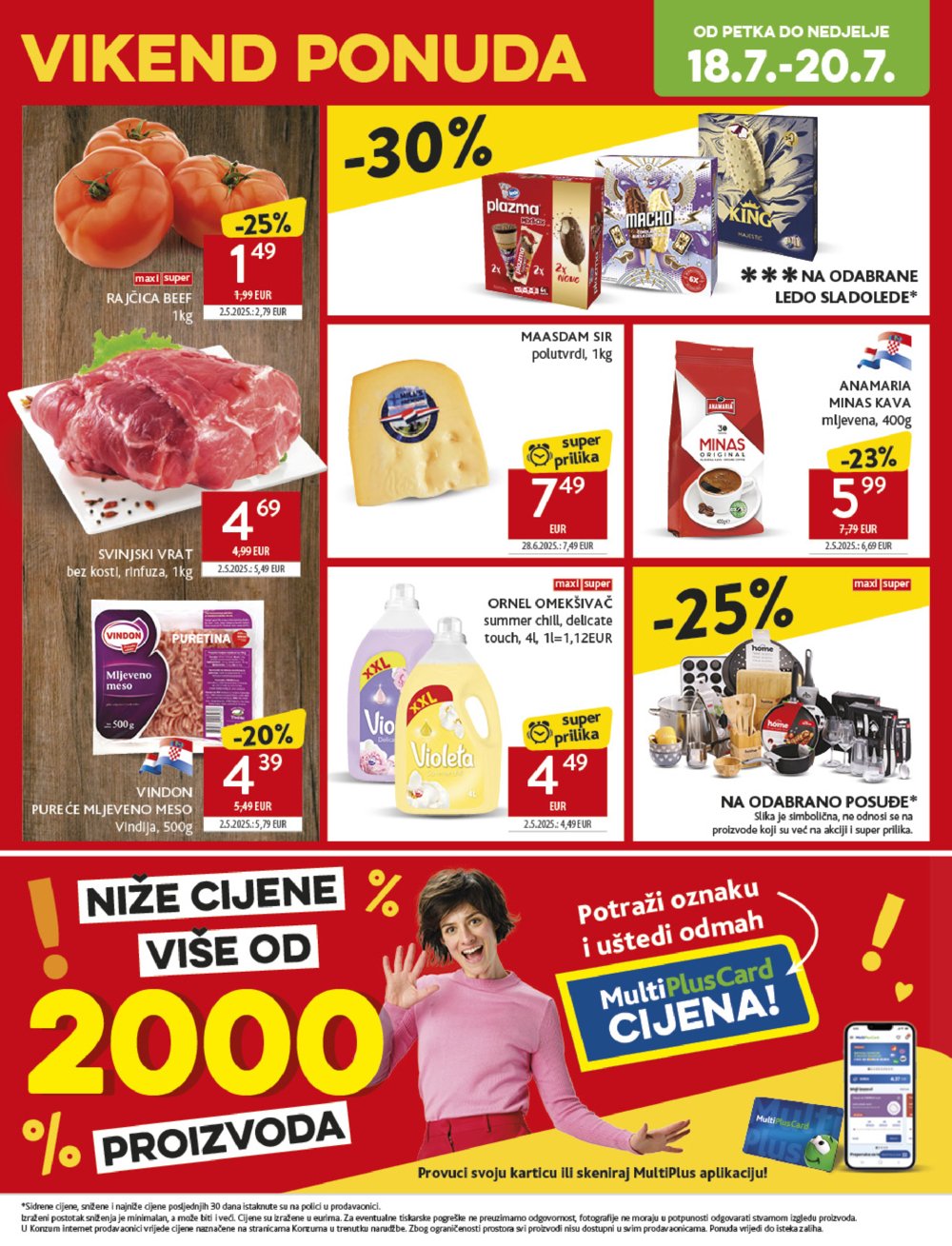 Konzum katalog Akcija 16.07.-22.07.2025.