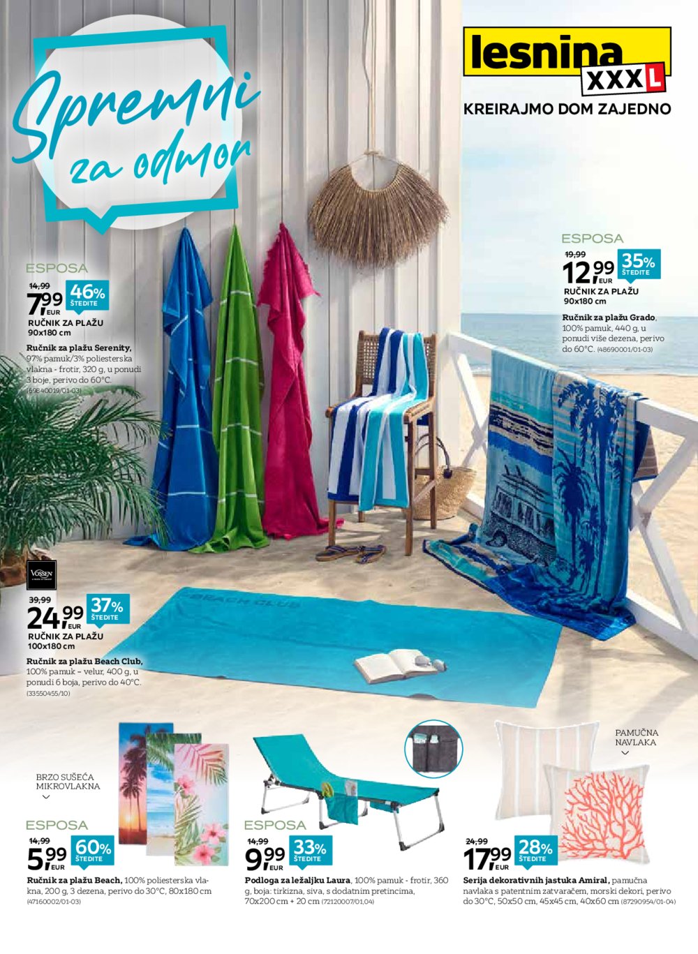 Lesnina katalog Akcija Spremni za odmor 14.07.-31.07.2025.