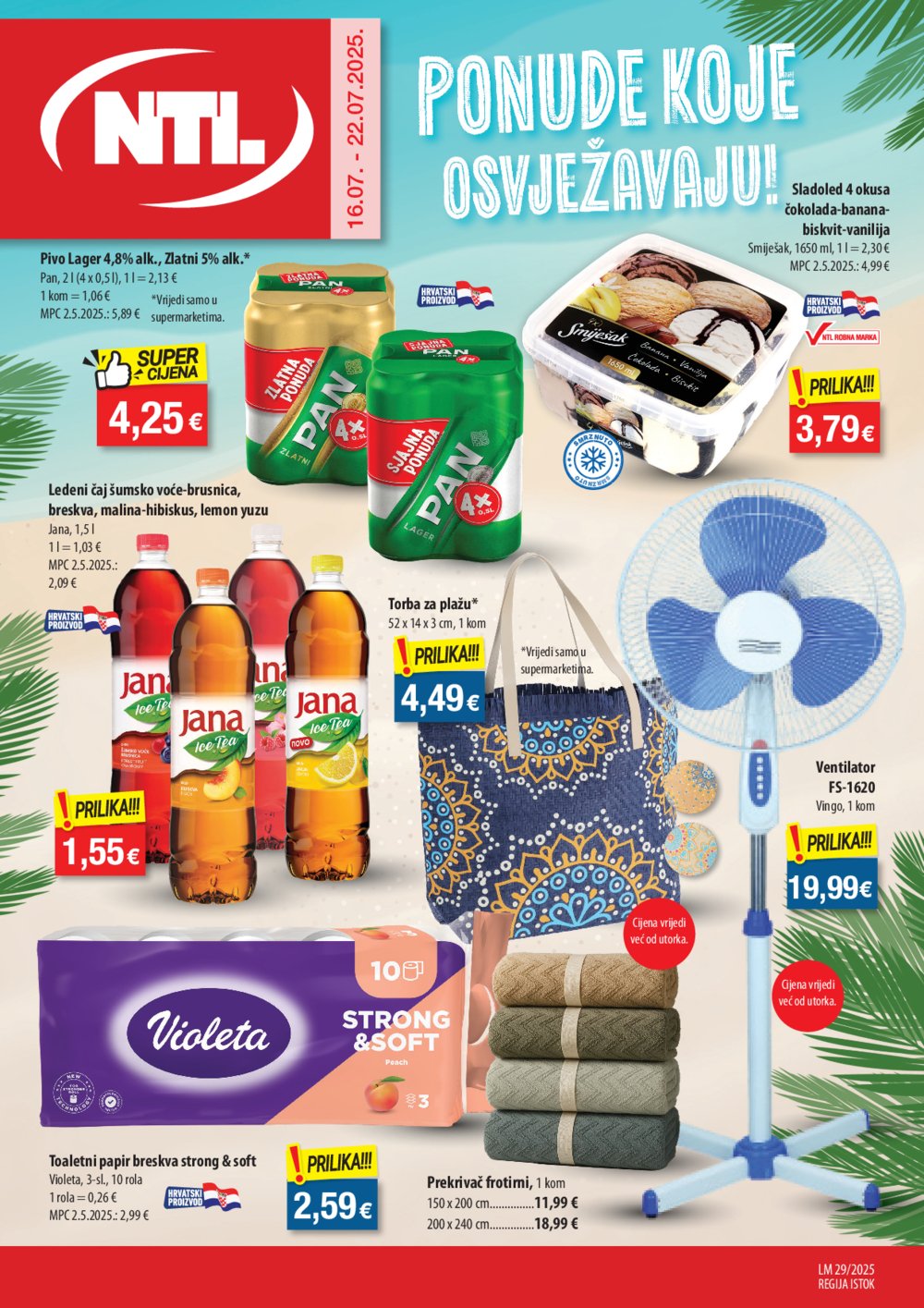 NTL katalog Akcija 16.07.-22.07.2025. Istok