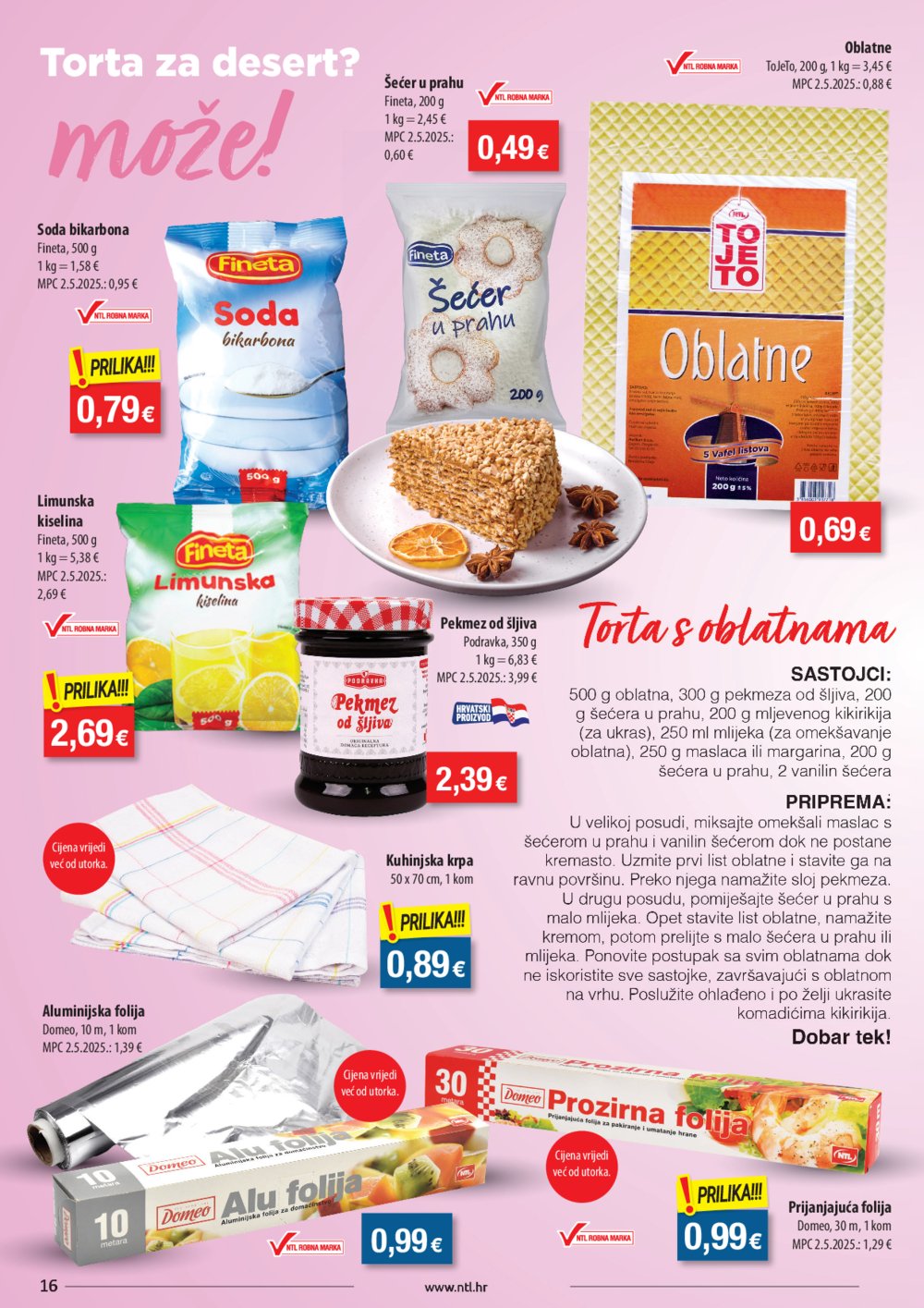 NTL katalog Akcija 16.07.-22.07.2025. Istok
