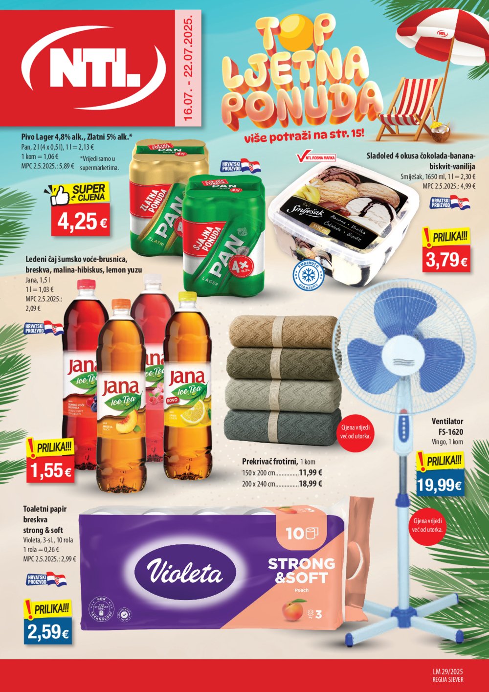 NTL katalog Akcija 16.07.-22.07.2025. Sjever
